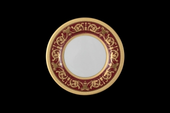 Набор тарелок 17 см Constanza Imperial Bordeaux Gold (6 шт)
