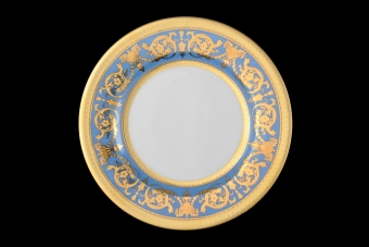 Набор тарелок 21 см Constanza Imperial Blue Gold (6 шт)