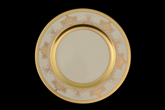 Набор тарелок 21 см Constanza Cream Saphir Gold (6 шт)