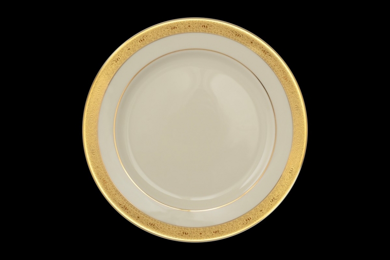 Набор тарелок 20 см Constanza Cream 3064 Gold (6 шт)