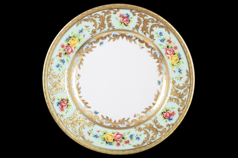 Набор тарелок 27 см Constanza Vienna Seladon Gold (6 шт)