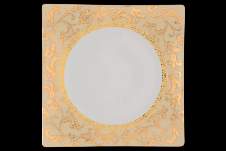 Набор тарелок 27 см Tosca Creme Gold (6 шт)