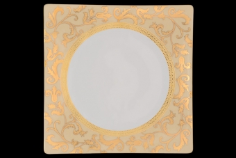 Набор тарелок 27 см Tosca Creme Gold (6 шт)