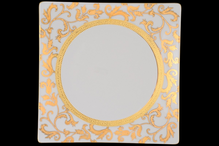 Набор тарелок 27 см Tosca White Gold (6 шт)