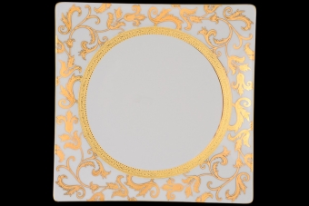 Набор тарелок 27 см Tosca White Gold (6 шт)