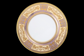 Набор тарелок 27 см Constanza Diadem Violet Creme Gold (6 шт)