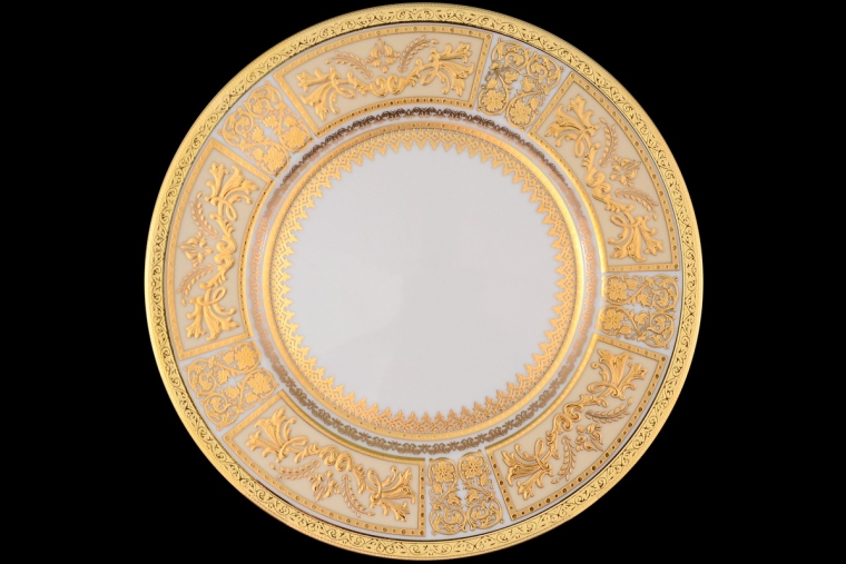 Набор тарелок 27 см Constanza Diadem Creme Gold (6 шт)