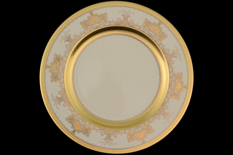 Набор тарелок 27 см Constanza Cream Saphir Gold (6 шт)