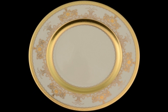 Набор тарелок 27 см Constanza Cream Saphir Gold (6 шт)