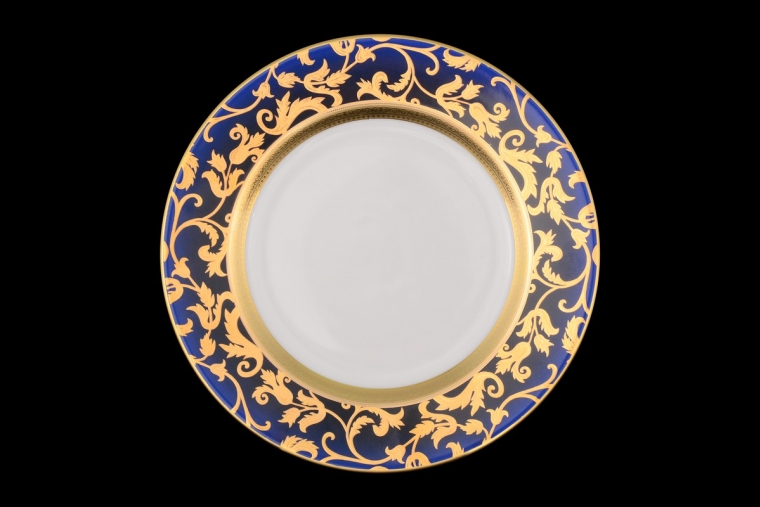 Набор тарелок 21 см Tosca Blueshade Gold (6 шт)