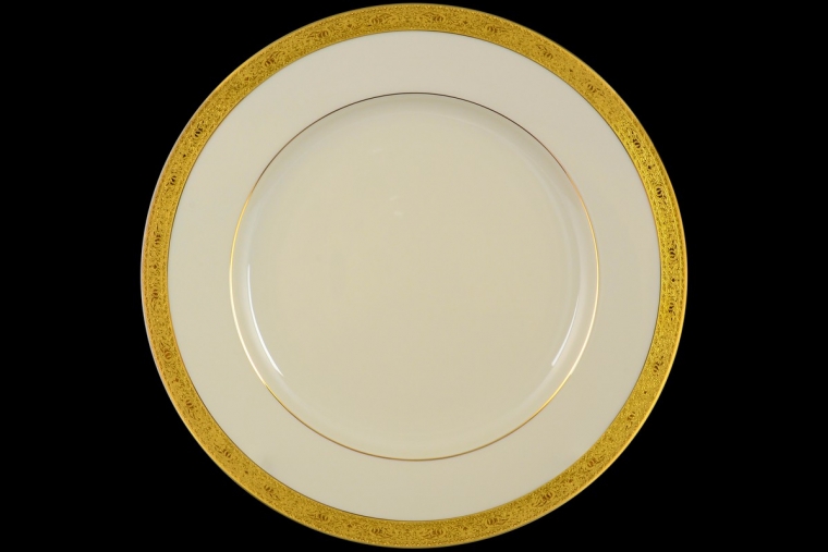 Набор тарелок 27 см Constanza Cream 3064 Gold (6 шт)