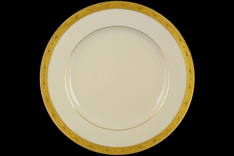Набор тарелок 27 см Constanza Cream 3064 Gold (6 шт)