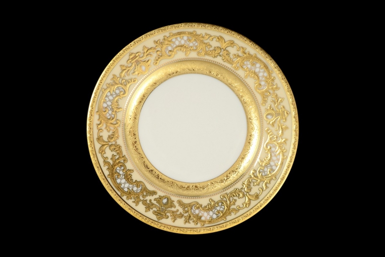 Набор тарелок 21 см Constanza Alena Creme Gold (6 шт)