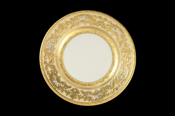 Набор тарелок 21 см Constanza Alena Creme Gold (6 шт)