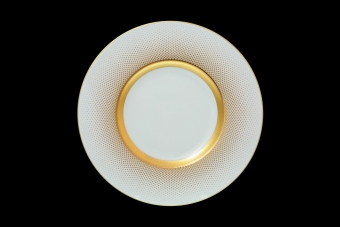 Набор глубоких тарелок 22,5 см Constanza Rio White Gold (6 шт)