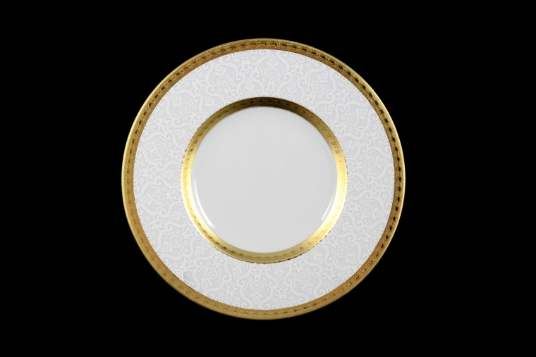 Набор тарелок 21 см Constanza Diamond White Gold (6 шт)
