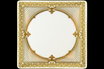 Набор тарелок 21 см Tosca Elegance Blueshadow Gold (6 шт)