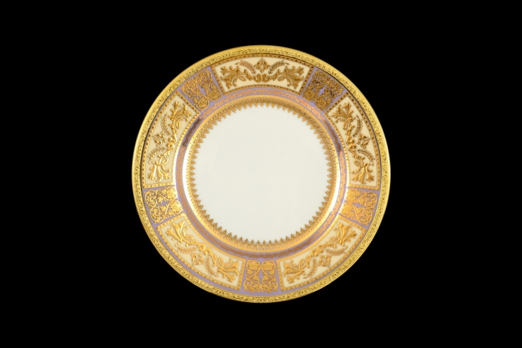 Набор тарелок 17 см Constanza Diadem Violet Creme Gold (6 шт)