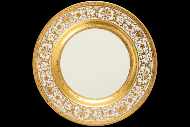 Набор тарелок 27 см Constanza Royal Gold Cream (6 шт)