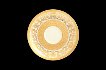 Набор блюдец 15 см Constanza Royal Gold Cream (6 шт)