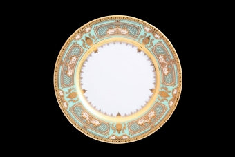 Набор тарелок 17 см Constanza Donna Seladon Gold (6 шт)