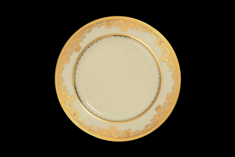 Набор тарелок 17 см Constanza Cream 9077 Gold (6 шт)