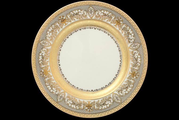 Набор тарелок 27 см Constanza Crem Majestic Gold (6 шт)