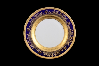 Набор тарелок 17 см Constanza Cobalt 9320 Gold (6 шт)