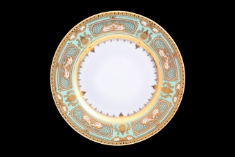 Набор тарелок глубоких 23 см Constanza Donna Seladon Gold (6 шт)