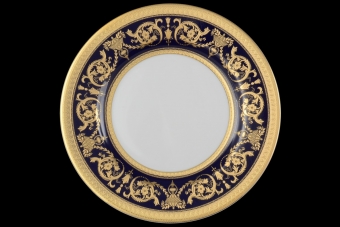 Набор тарелок 27 см Constanza Imperial Cobalt Gold (6 шт)