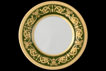Набор тарелок 27 см Constanza Imperial Green Gold (6 шт)