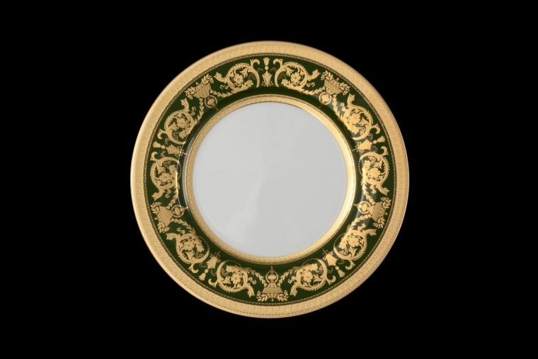 Набор тарелок 21 см Constanza Imperial Green Gold (6 шт)