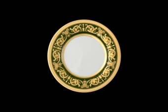 Набор тарелок 17 см Constanza Imperial Green Gold (6 шт)