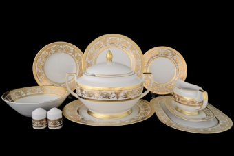 Столовый сервиз на 6 персон Constanza Imperial White Gold (27 предметов)