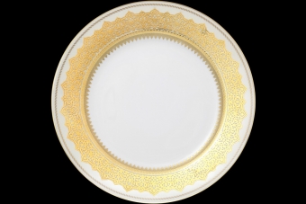 Набор тарелок 27 см Constanza Agadir Seladon Gold (6 шт)